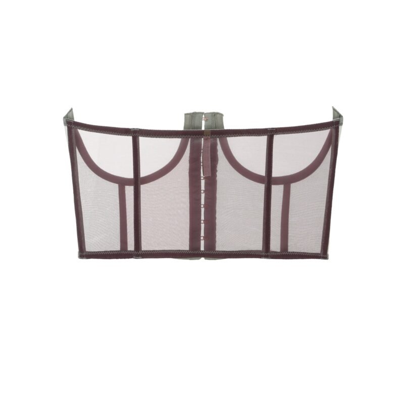 Open Cup Mesh Underwire Corset Top