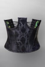 Open Cup Leather Corset