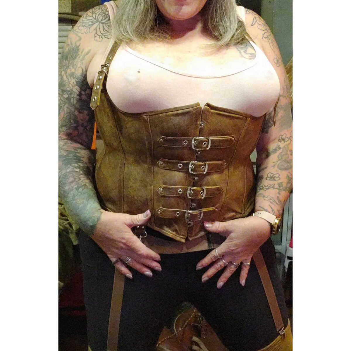 Hips and Curves Plus Size Steampunk Corset