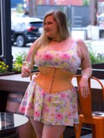 Cotton Hourglass Curve Waspie Underbust Corset