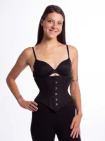 Cotton Hourglass Curve Waspie Underbust Corset