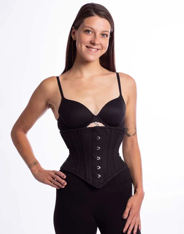 Cotton Hourglass Curve Waspie Underbust Corset