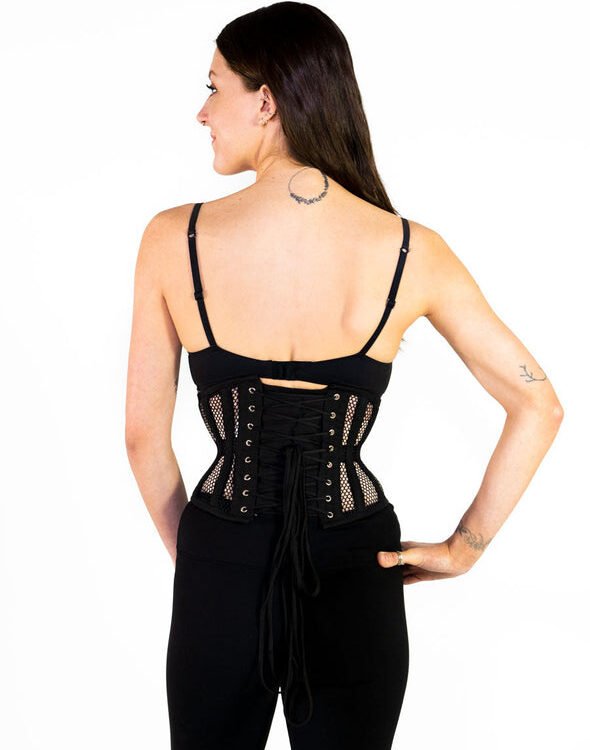 Mesh Hourglass Extreme Curvy Underbust Corset