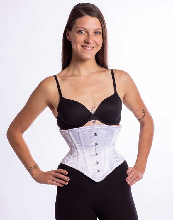 Satin Hourglass Curve Waspie Underbust Corset