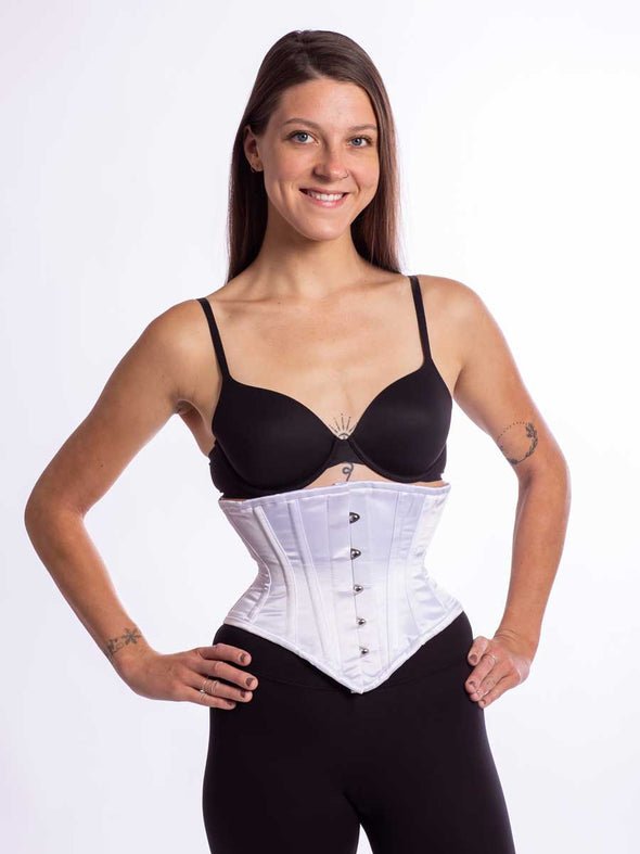 Satin Hourglass Curve Waspie Underbust Corset
