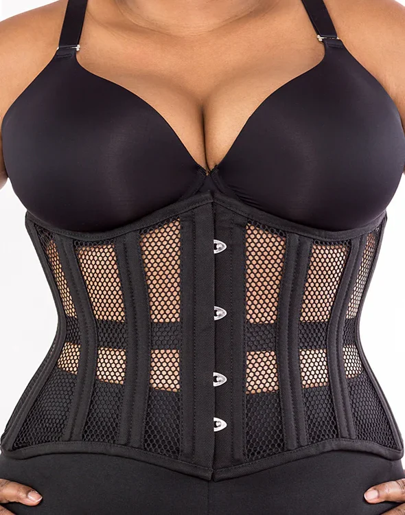 Plus Size Mesh Hourglass Curvy Corset