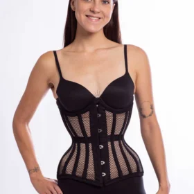 Mesh Hourglass Curvy Longline Under the Bust Corset