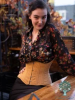 Cotton Waspie Hourglass Curvy Underbust Corset