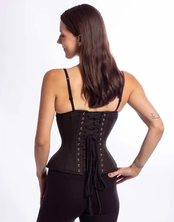Cotton Waspie Hourglass Curvy Underbust Corset