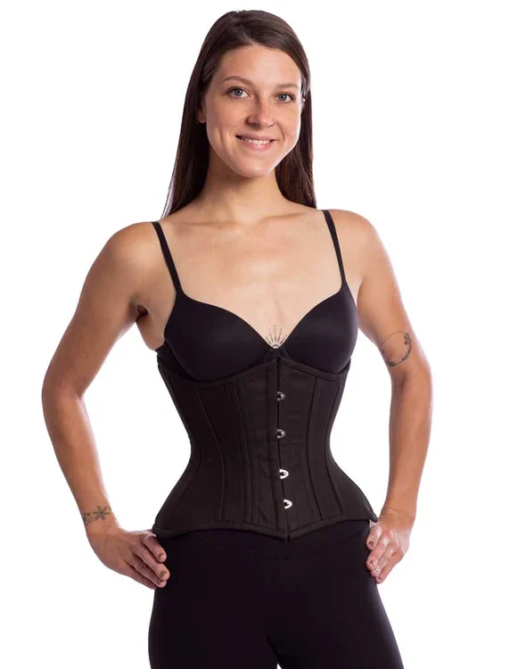 Cotton Waspie Hourglass Curvy Underbust Corset