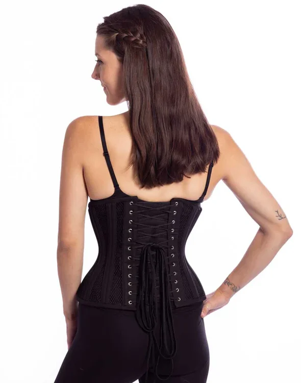Waspie Mesh Hourglass Curvy Standard Cupless Corset
