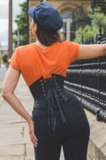 Steel boned corset , corset for women , boned coret , bonning corset