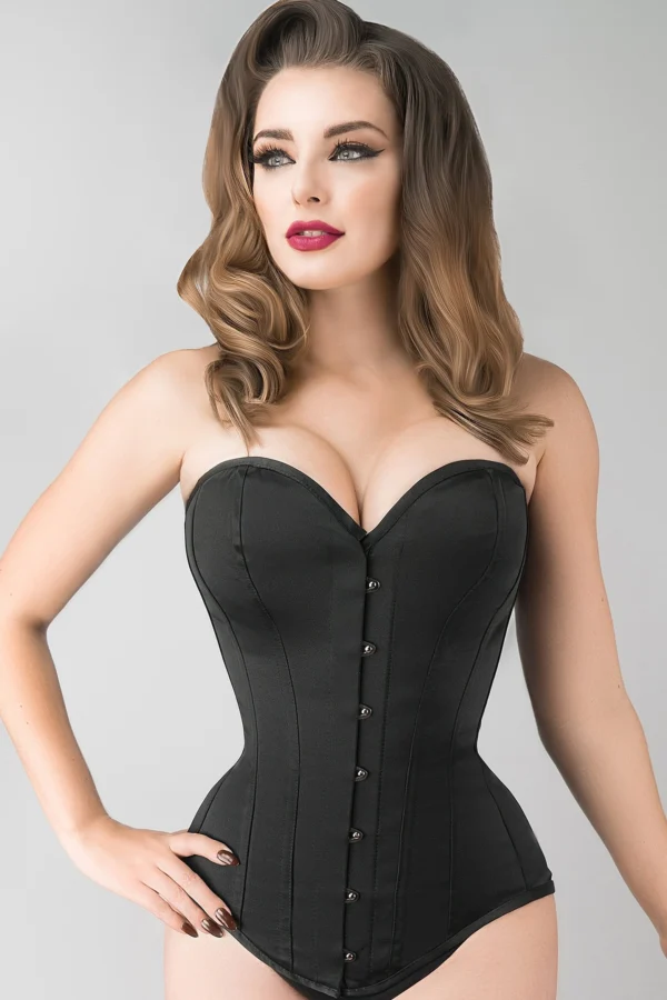 Steel boned corset , corset for women , boned coret , bonning corset