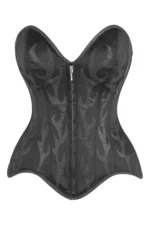 Gothic Steel Boned Waist Training Strapless Gothic Top curvycorset.com