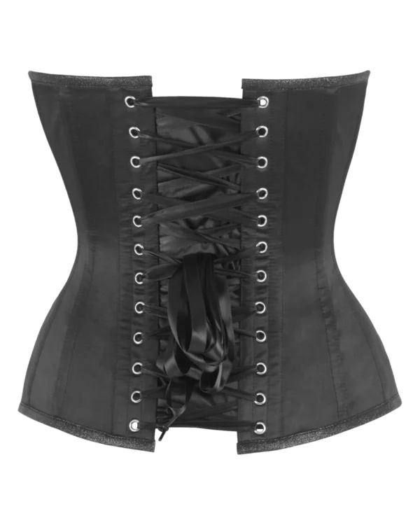 Gothic Steel Boned Waist Training Strapless Gothic Top curvycorset.com
