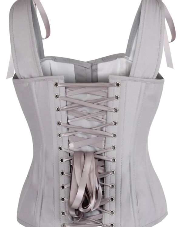 Vintage Overbust Gothic Corset Bustier Top curvycorset.com