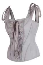 Vintage Overbust Gothic Corset Bustier Top curvycorset.com