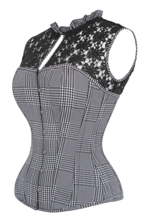 Gothic Corset , Gothic Corset top , goth in corset , gothic fashion , halloween corset