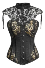 ReVamped Gothic Inspired Halloween Corset Top curvycorset.com