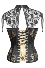 ReVamped Gothic Inspired Halloween Corset Top curvycorset.com