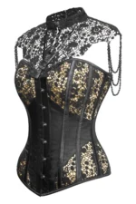 ReVamped Gothic Inspired Halloween Corset Top curvycorset.com