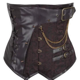steampunk corset , steampunk corset top , corset top , steampunk bustier , halloween top , brocade corset dress , punk corset , steampunk fashion