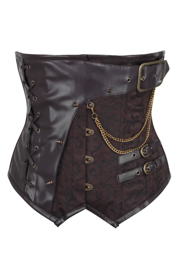 steampunk corset , steampunk corset top , corset top , steampunk bustier , halloween top , brocade corset dress , punk corset , steampunk fashion
