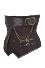 steampunk corset , steampunk corset top , corset top , steampunk bustier , halloween top , brocade corset dress , punk corset , steampunk fashion