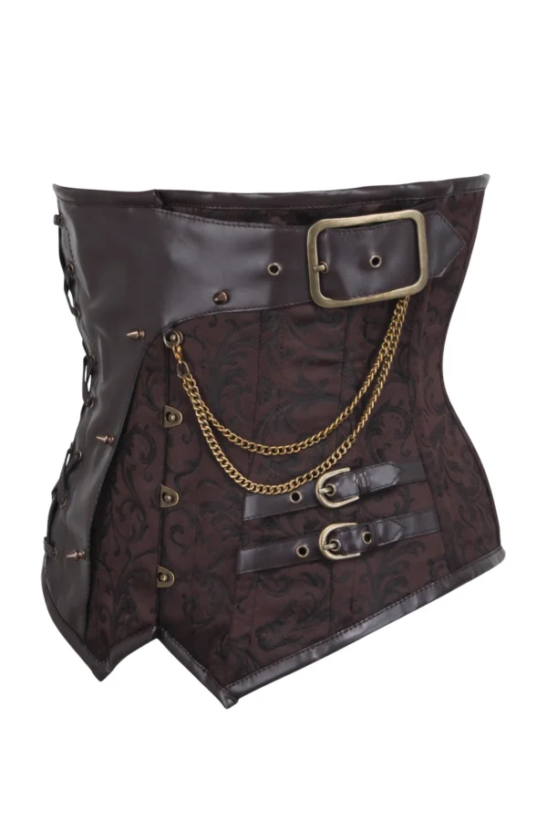 steampunk corset , steampunk corset top , corset top , steampunk bustier , halloween top , brocade corset dress , punk corset , steampunk fashion