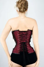 steampunk corset , steampunk corset top , corset top , steampunk bustier , halloween top , brocade corset dress