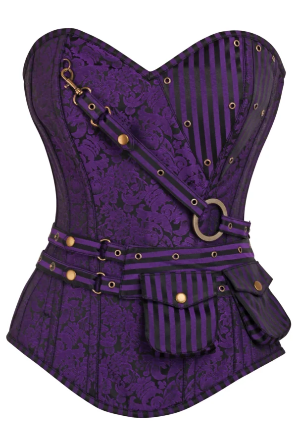 steampunk corset , steampunk corset top , corset top , steampunk bustier , halloween top , brocade corset dress , punk corset , steampunk fashion