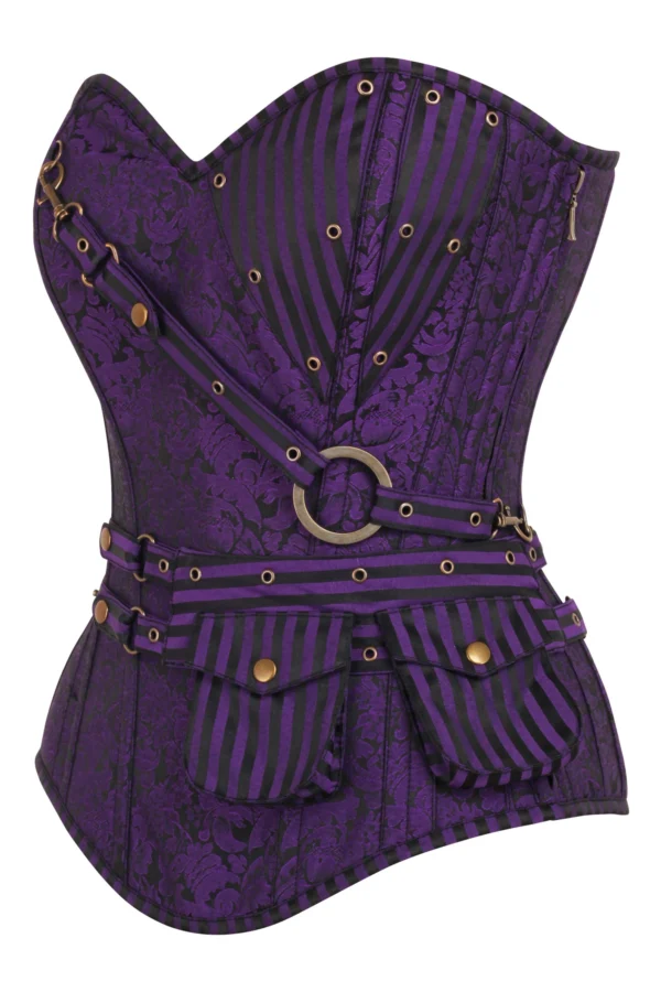 steampunk corset , steampunk corset top , corset top , steampunk bustier , halloween top , brocade corset dress , punk corset , steampunk fashion