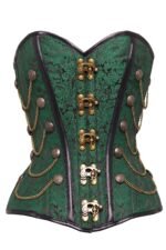 steampunk corset , steampunk corset top , corset top , steampunk bustier , halloween top , brocade corset dress , punk corset , steampunk fashion