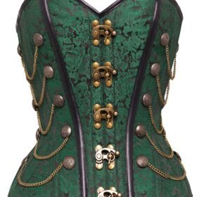 steampunk corset , steampunk corset top , corset top , steampunk bustier , halloween top , brocade corset dress , punk corset , steampunk fashion