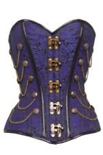 steampunk corset , steampunk corset top , corset top , steampunk bustier , halloween top , brocade corset dress , punk corset , steampunk fashion