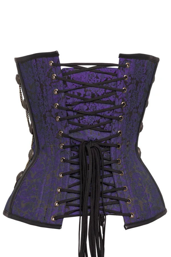 steampunk corset , steampunk corset top , corset top , steampunk bustier , halloween top , brocade corset dress , punk corset , steampunk fashion