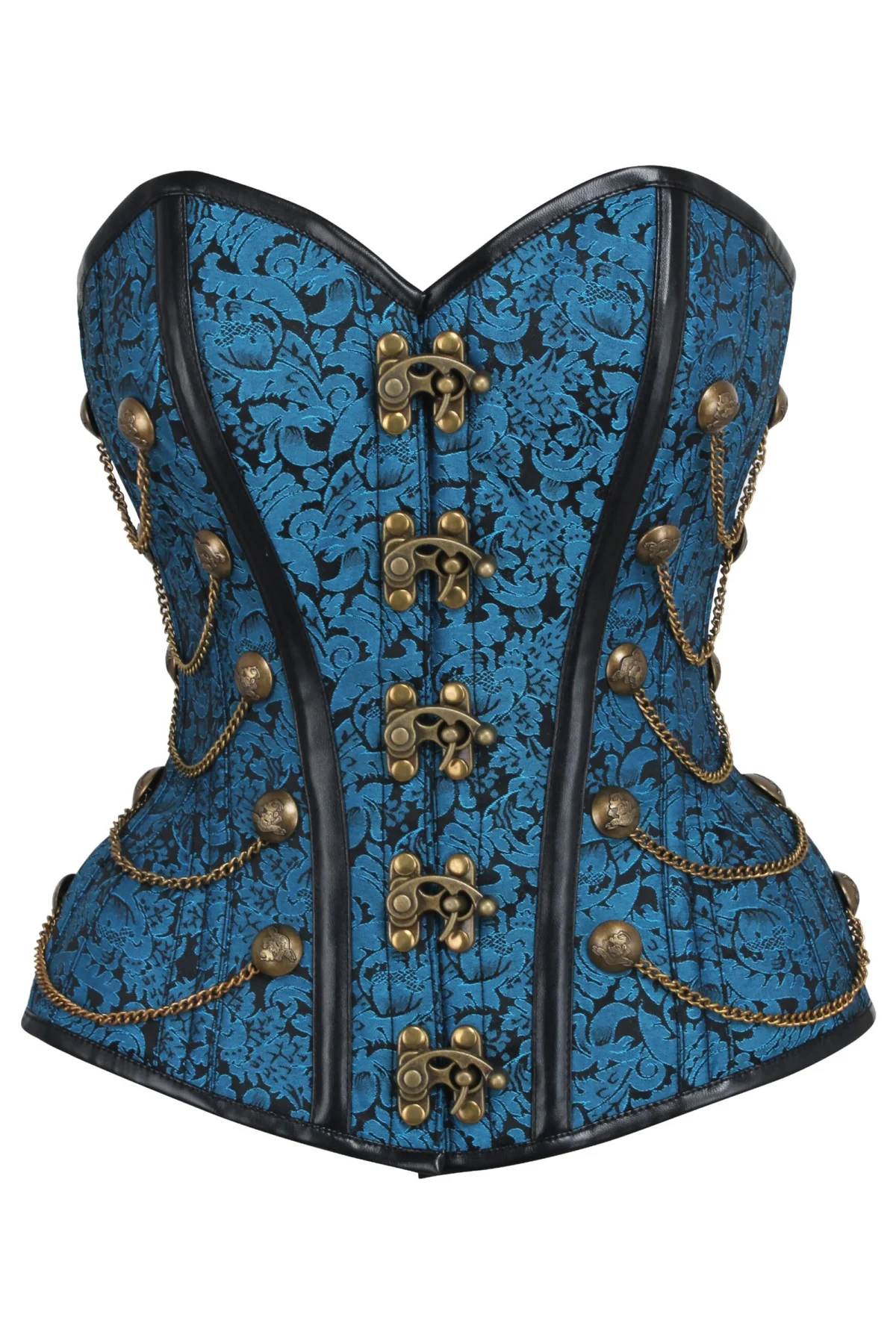 steampunk corset , steampunk corset top , corset top , steampunk bustier , halloween top , brocade corset dress , punk corset , steampunk fashion