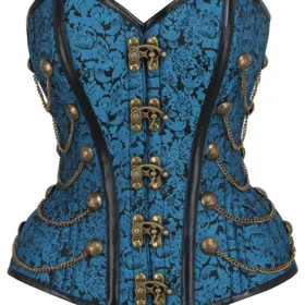 steampunk corset , steampunk corset top , corset top , steampunk bustier , halloween top , brocade corset dress , punk corset , steampunk fashion