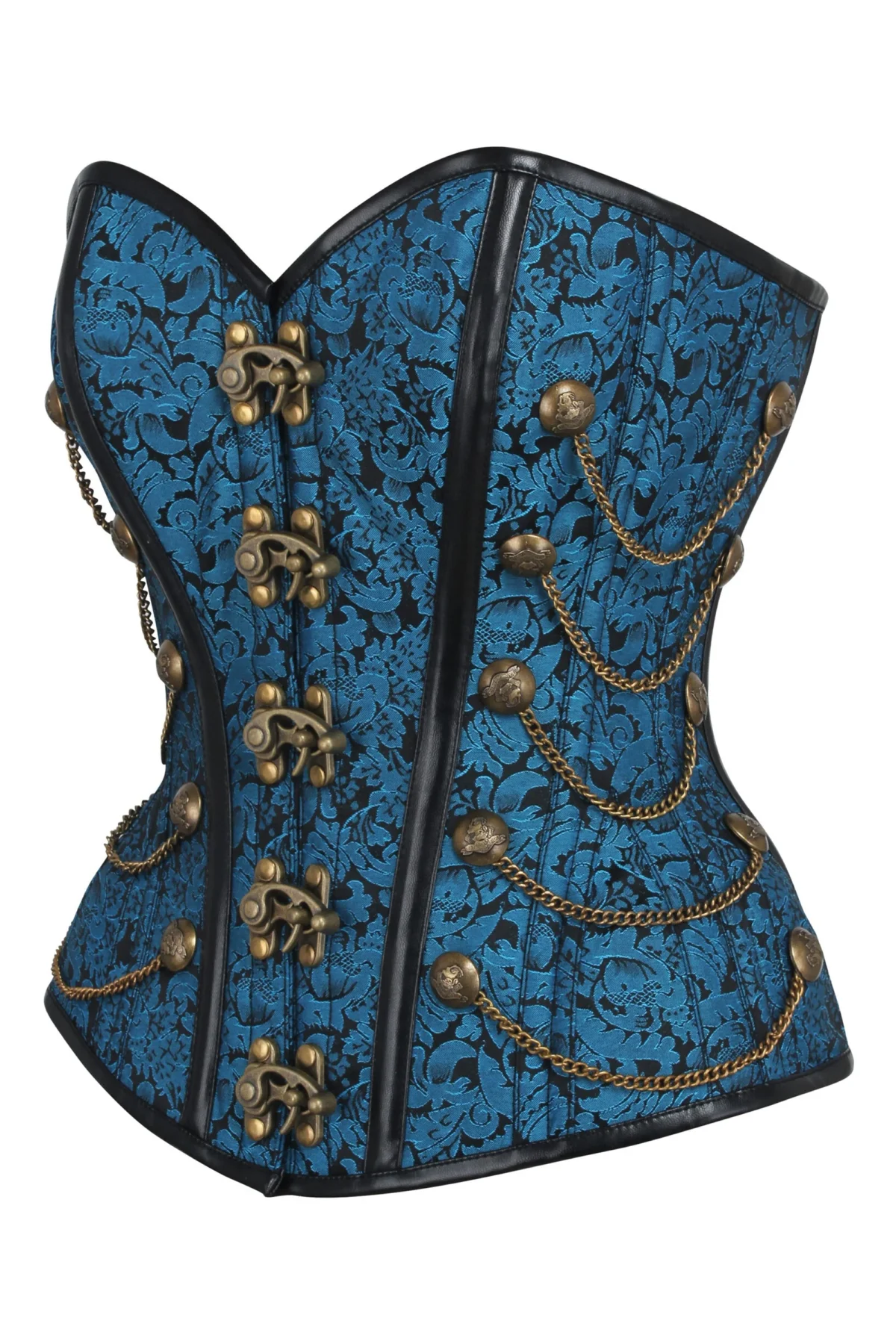steampunk corset , steampunk corset top , corset top , steampunk bustier , halloween top , brocade corset dress , punk corset , steampunk fashion