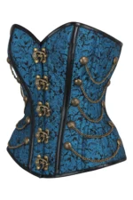 steampunk corset , steampunk corset top , corset top , steampunk bustier , halloween top , brocade corset dress , punk corset , steampunk fashion