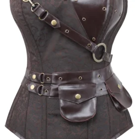 steampunk corset , steampunk corset top , corset top , steampunk bustier , halloween top , brocade corset dress , punk corset , steampunk fashion