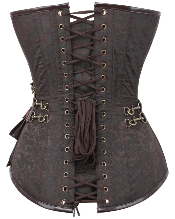 steampunk corset , steampunk corset top , corset top , steampunk bustier , halloween top , brocade corset dress , punk corset , steampunk fashion