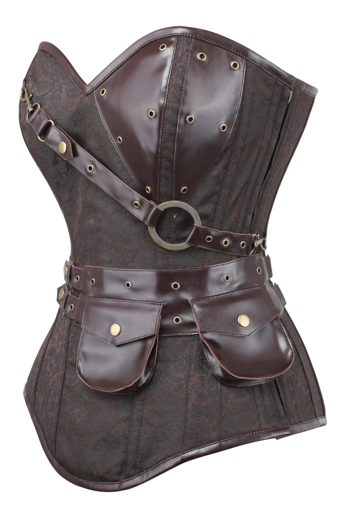 steampunk corset , steampunk corset top , corset top , steampunk bustier , halloween top , brocade corset dress , punk corset , steampunk fashion