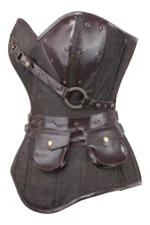 steampunk corset , steampunk corset top , corset top , steampunk bustier , halloween top , brocade corset dress , punk corset , steampunk fashion