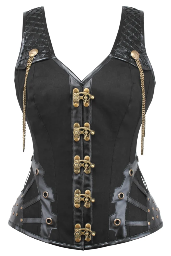 steampunk corset , steampunk corset top , corset top , steampunk bustier , halloween top , brocade corset dress , punk corset , steampunk fashion