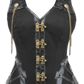 Gothic Steampunk Underbust Vest Corset curvycorset.com