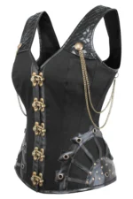 steampunk corset , steampunk corset top , corset top , steampunk bustier , halloween top , brocade corset dress , punk corset , steampunk fashion