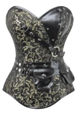 steampunk corset , steampunk corset top , corset top , steampunk bustier , halloween top , brocade corset dress , punk corset , steampunk fashion