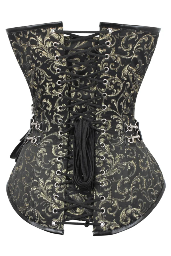 steampunk corset , steampunk corset top , corset top , steampunk bustier , halloween top , brocade corset dress , punk corset , steampunk fashion