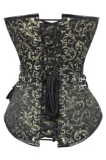 steampunk corset , steampunk corset top , corset top , steampunk bustier , halloween top , brocade corset dress , punk corset , steampunk fashion
